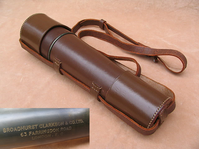 Broadhurst Clarkson 3 draw field telescope with end caps & strap